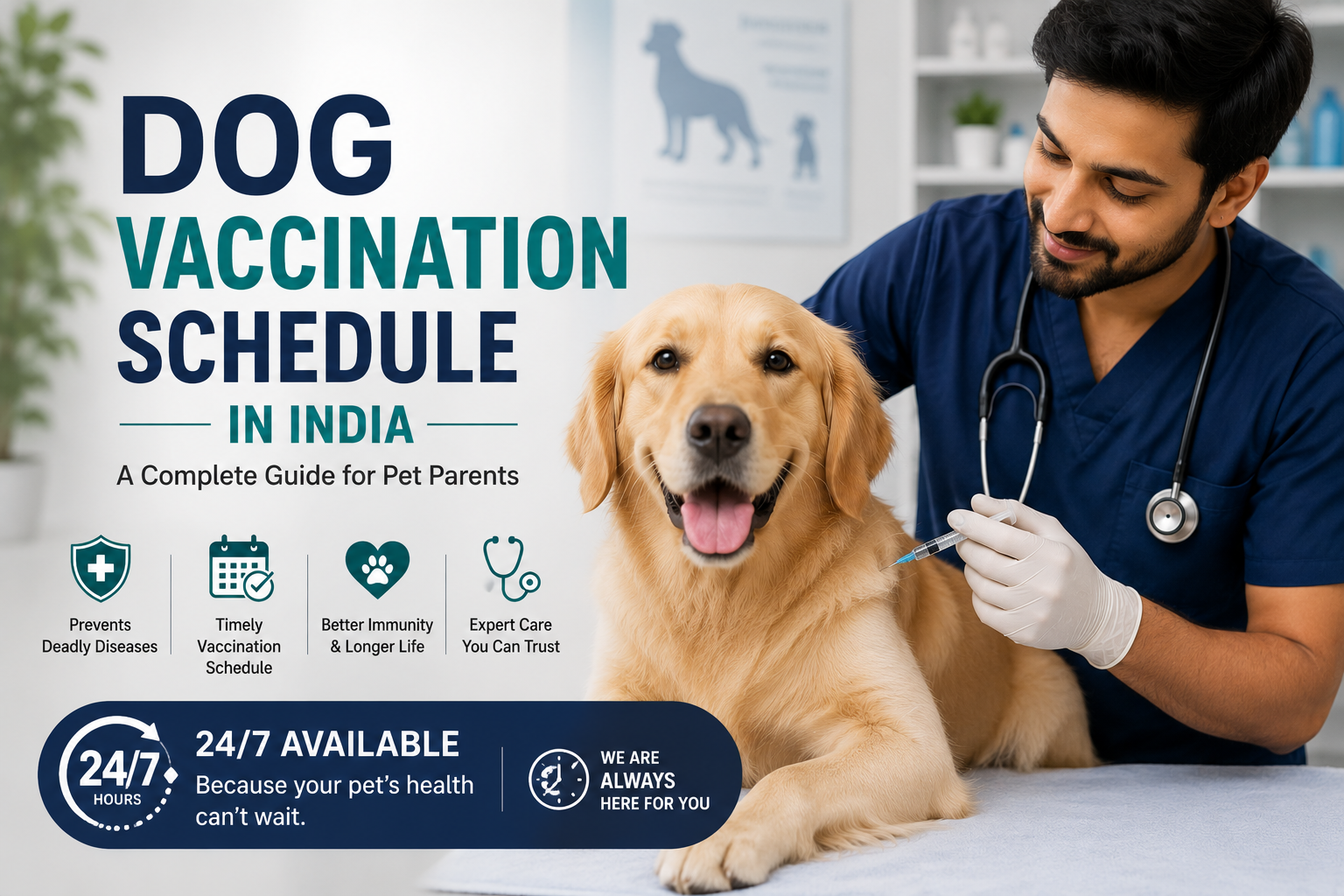 Dog Vaccination Schedule in Lucknow: When Should You Vaccinate Your Pet?